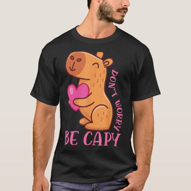 Camiseta Capy Capybaras Rodent Animal Capybar (Anverso)