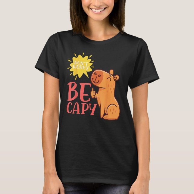 Camiseta Capy Capybaras Rodent Animal Capybar (Anverso)