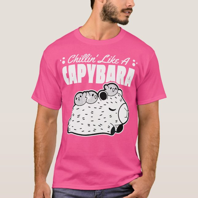 Camiseta Capy Chillin' Como Un Capibara (Anverso)