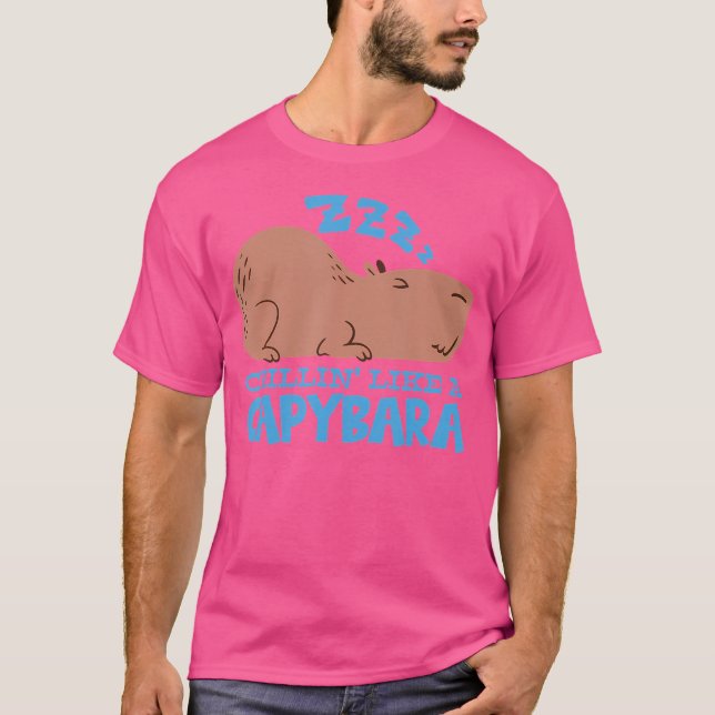 Camiseta Capy Chillin' Como Un Capibara (Anverso)