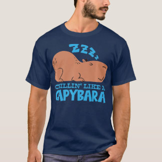 Camiseta Capy Chillin Como Un Capibara Pajama Capybara 1
