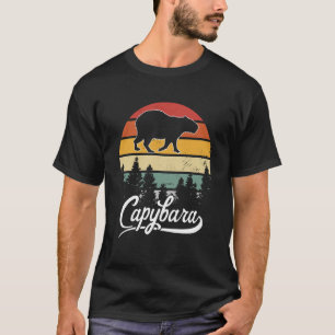 Camiseta Capy Retro Capy Capi de la Naturaleza de la Creatu