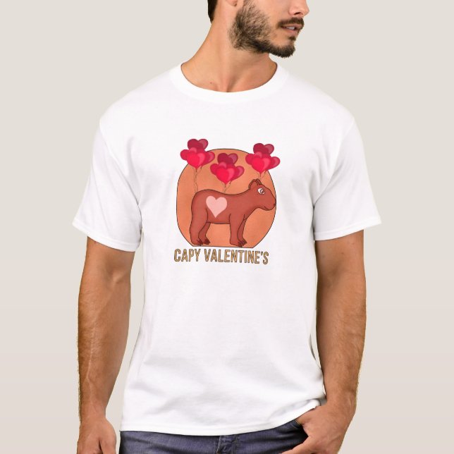 Camiseta Capy Valentine (Anverso)