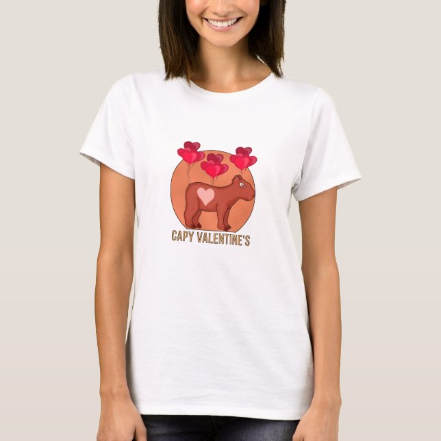 Camiseta Capy Valentine (Anverso)