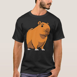 Camiseta Capybara Animales divertidos adornan el gato de la