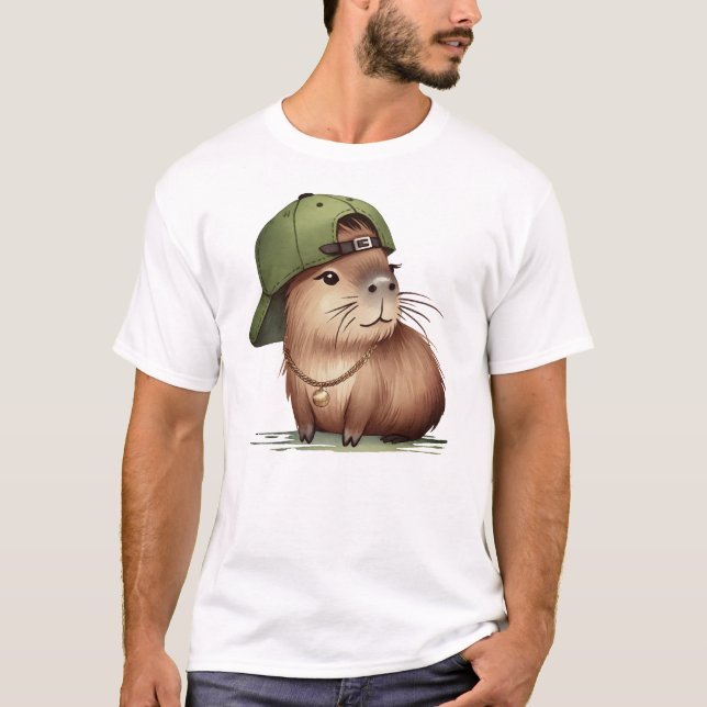 Camiseta Capybara Baby T-Shirt Baby Bodysuit (Anverso)