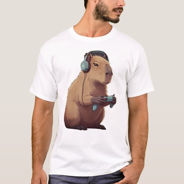 Camiseta Capybara Baby T-Shirt Baby Bodysuit (Anverso)