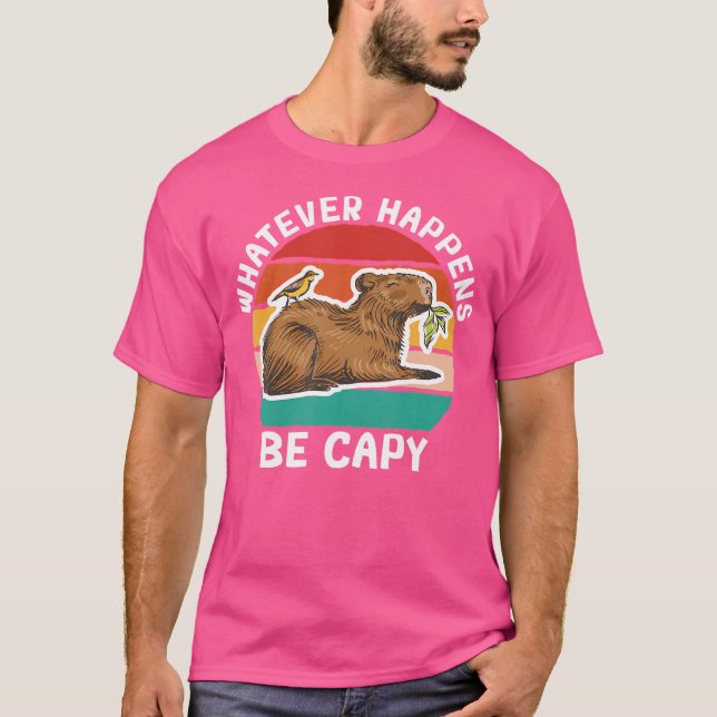 Camiseta Capybara Be Capy Rodent Capybara (Anverso)