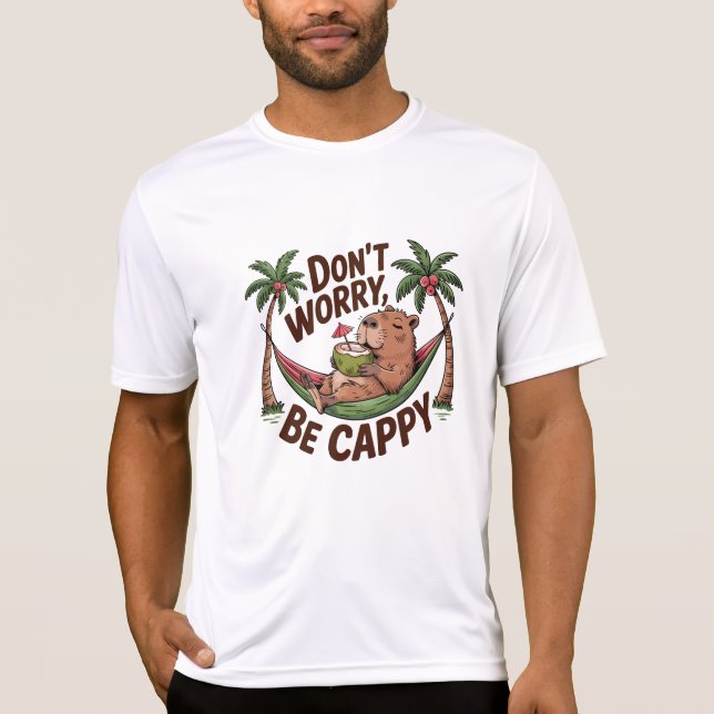 Camiseta Capybara Be Happy (Anverso)