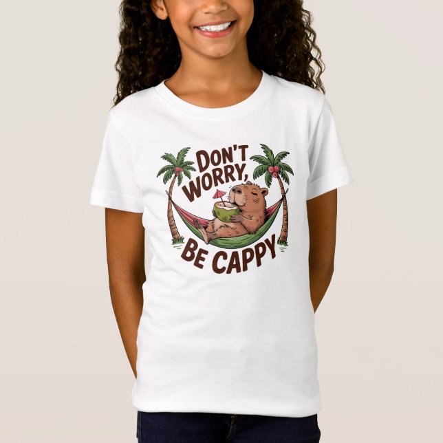Camiseta Capybara Be Happy (Anverso)