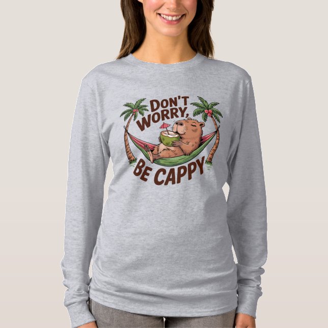 Camiseta Capybara Be Happy (Anverso)
