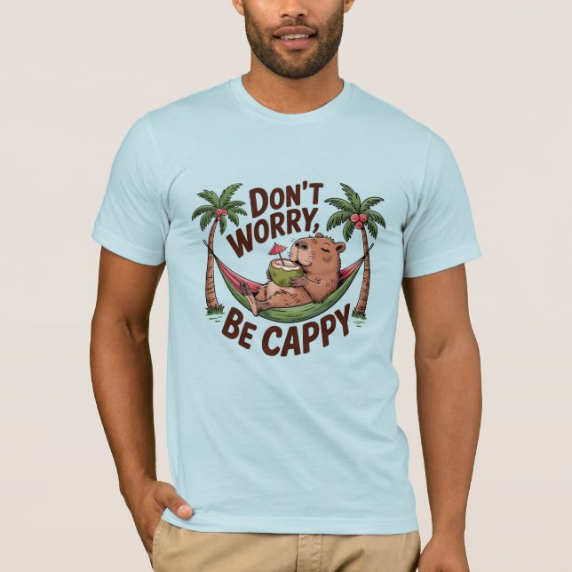 Camiseta Capybara Be Happy (Anverso)