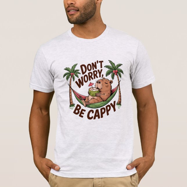 Camiseta Capybara Be Happy (Anverso)