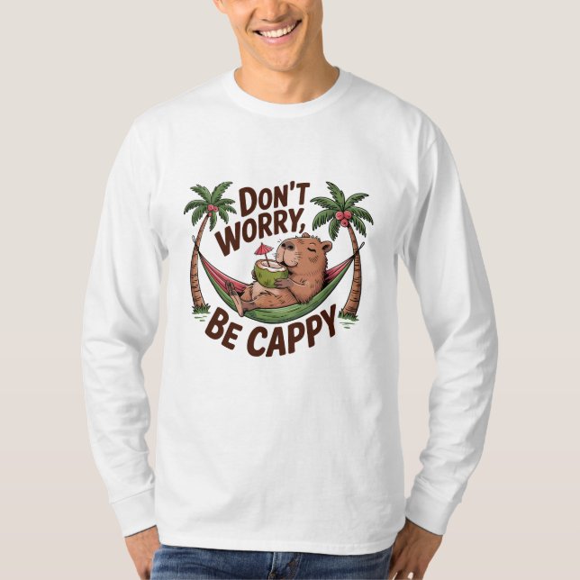 Camiseta Capybara Be Happy (Anverso)