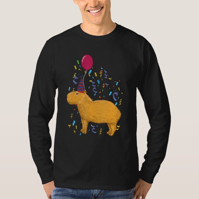 Camiseta Capybara Birthday (Anverso)