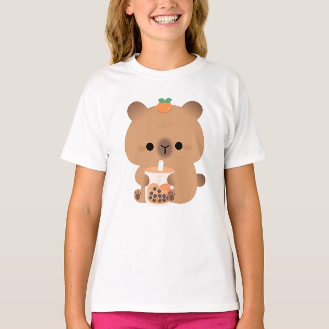 Camiseta Capybara Boba (Anverso)