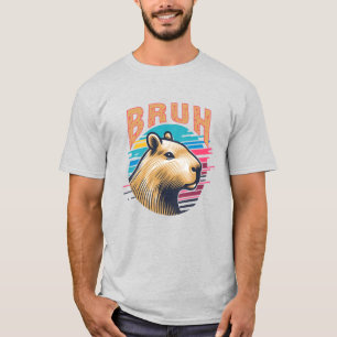 Camiseta Capybara Bruh Gracioso Bruh Capybara Amantes Hombr