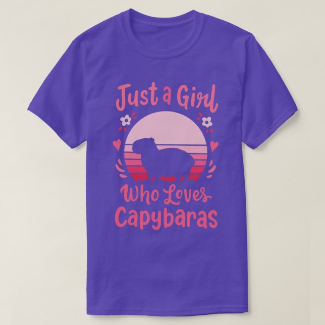 Camiseta Capybara Capybara Lover (Diseño del anverso)