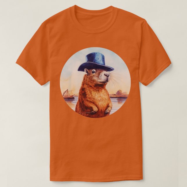 Camiseta Capybara Cowboy 6 (Diseño del anverso)