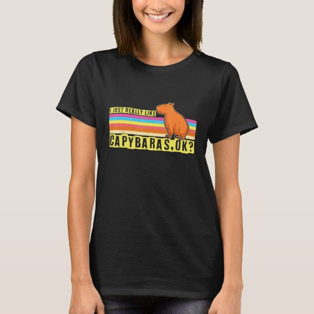 Camiseta Capybara Cute Capybaras Rodent Capybara (Anverso)