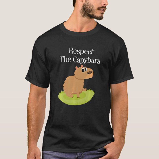 Camiseta Capybara  Cute Pet Animal Rodent Mammal Wildlife   (Anverso)