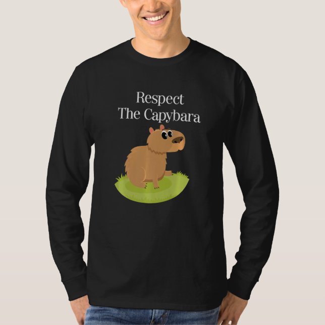 Camiseta Capybara  Cute Pet Animal Rodent Mammal Wildlife   (Anverso)