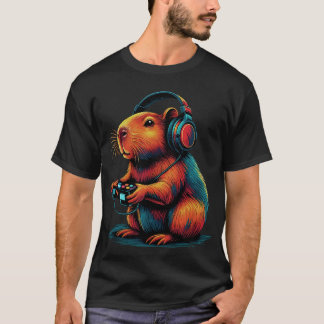 Camiseta Capybara Difícil Videojuegos Capybara