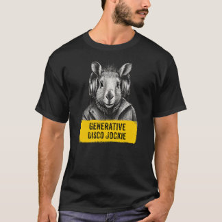 Camiseta Capybara Disco generativo Jockie divertido camiset