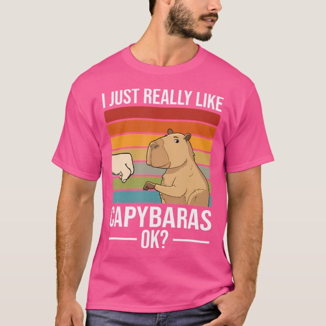 Camiseta Capybara divertido (Anverso)