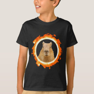 Camiseta Capybara Divertido Eclipse Meme Solar Animal