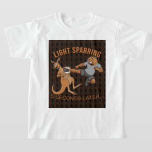 Camiseta Capybara divertido vs canguro ligero esparring MMA