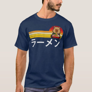 Camiseta Capybara Eating Ramen Funny Japanese Food Capibara