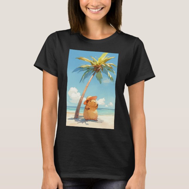 Camiseta Capybara En Los Trópicos (Anverso)