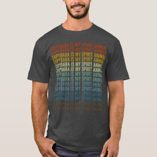 Camiseta Capybara Es Mi Animal Espiritual Amigos del Capyba