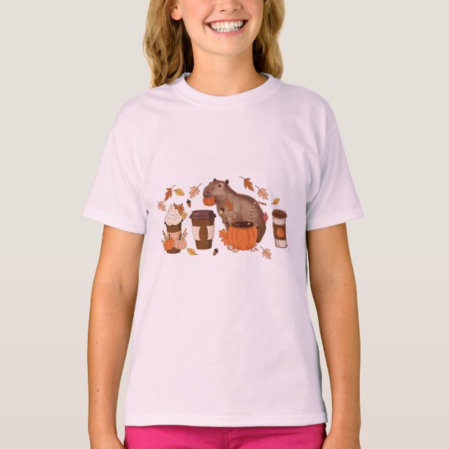 Camiseta Capybara Fall Shirt (Anverso)
