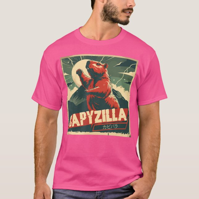 Camiseta Capybara Funny Capybara Rodent Capyzilla Funny (Anverso)