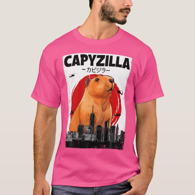 Camiseta Capybara Funny Capybara Rodent Capyzilla Funny (Anverso)