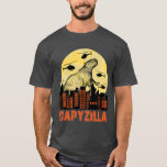 Camiseta Capybara Funny Capybara Rodent Capyzilla Funny<br><div class="desc">Capybara Funny Capybara Rodent Capyzilla Camiseta divertida</div>