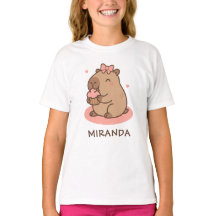 Capybara Girls Personalised Cute Funny