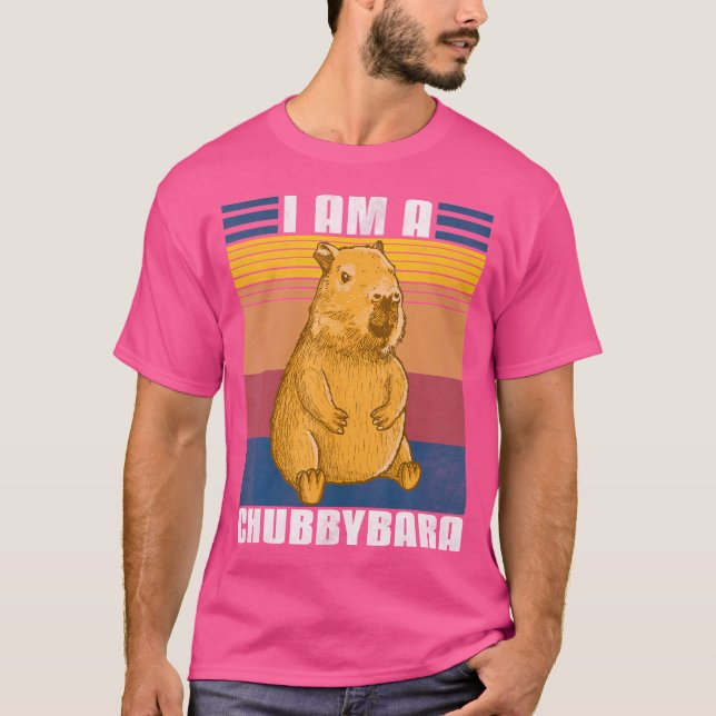 Camiseta Capybara Iam A Chubbybara (Anverso)