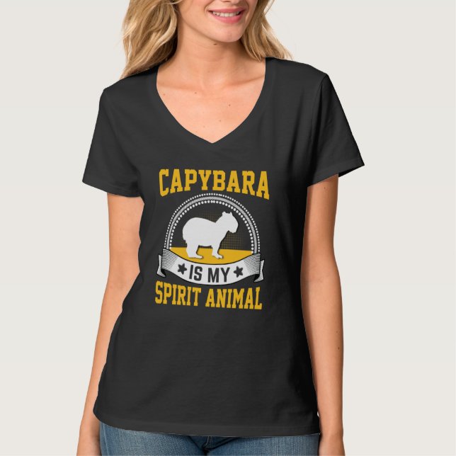 Camiseta Capybara Is My Spirit Animal (Anverso)