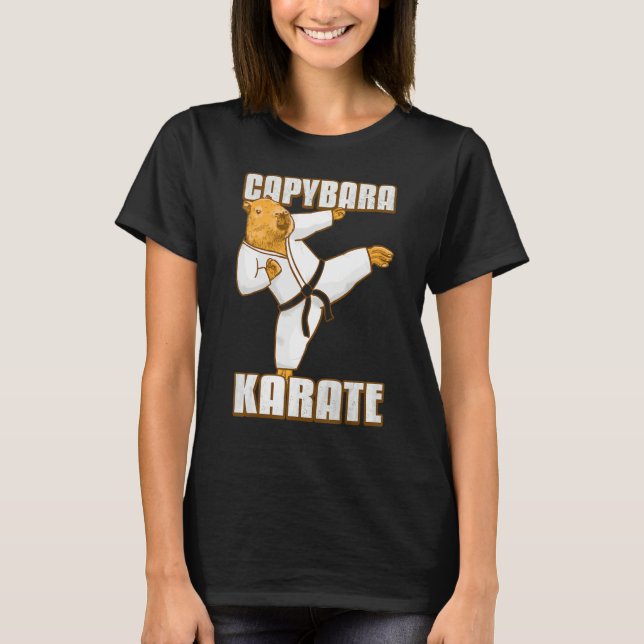Camiseta Capybara Karate Gi (Anverso)