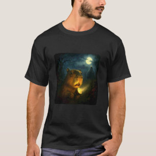 Camiseta Capybara Linterna de Halloween Noche de Terror Hor