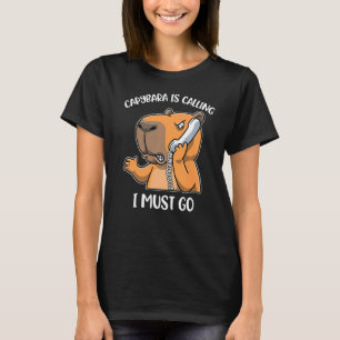 Camiseta Capybara llama
