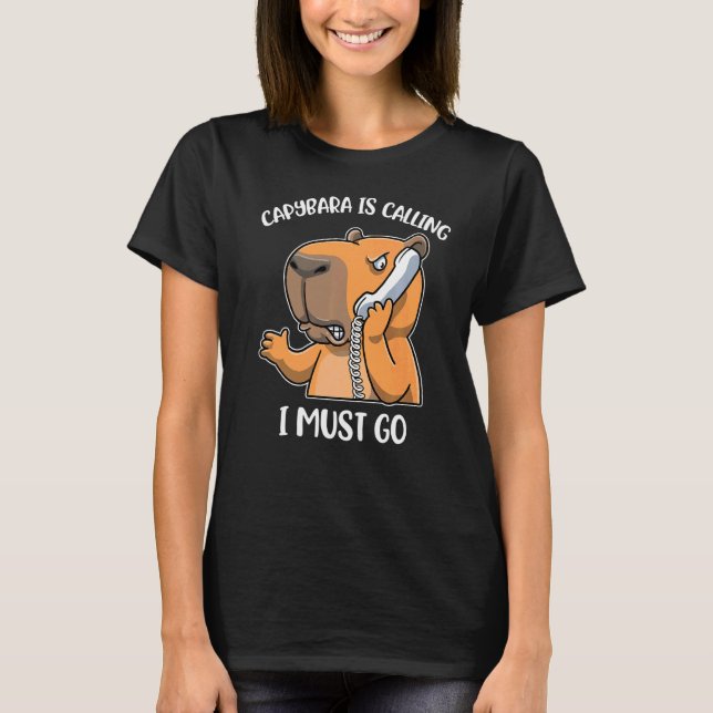 Camiseta Capybara llama (Anverso)
