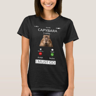 Camiseta Capybara llama a Capibara Rodent animal gracioso