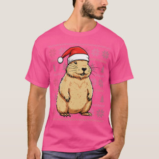 Camiseta Capybara Lover Con Santa Hat Xmas Capybara Chr