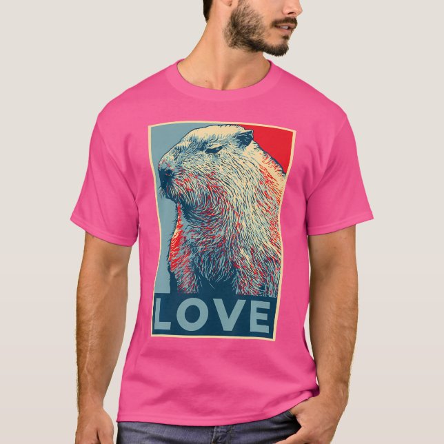 Camiseta Capybara Lover Funny Cute Capybara (Anverso)