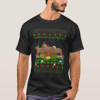 Capybara Lover Xmas Lighting Santa Ugly Capybara C