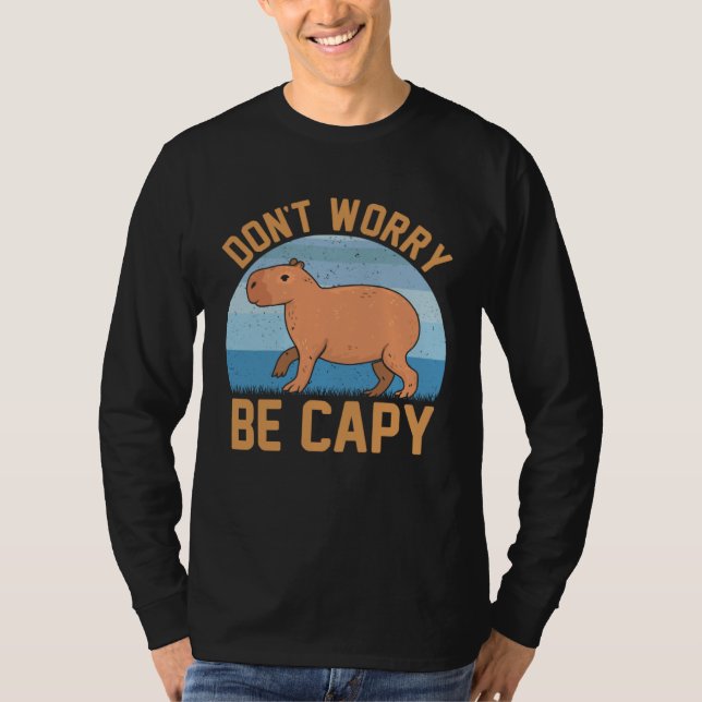Camiseta Capybara meme  Be Capy (Anverso)